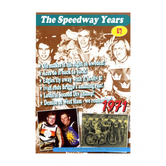 The Speedway Years - 1971