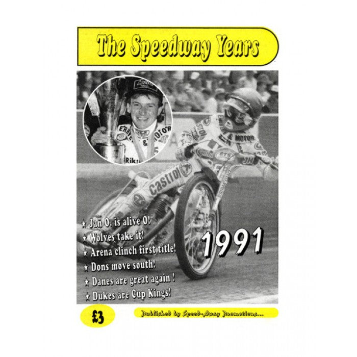 The Speedway Years - 1991